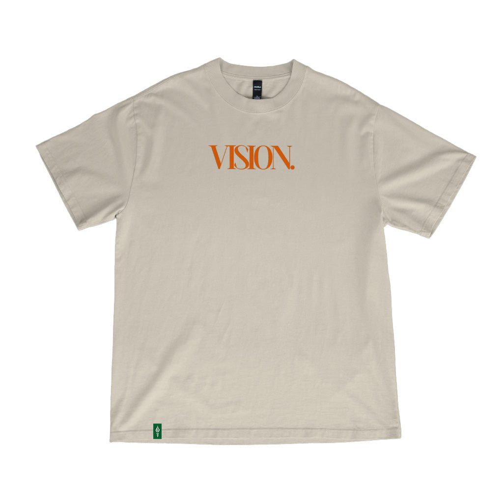 VISION (Bone) Oversized Tee – Stand Out. Stay Bold